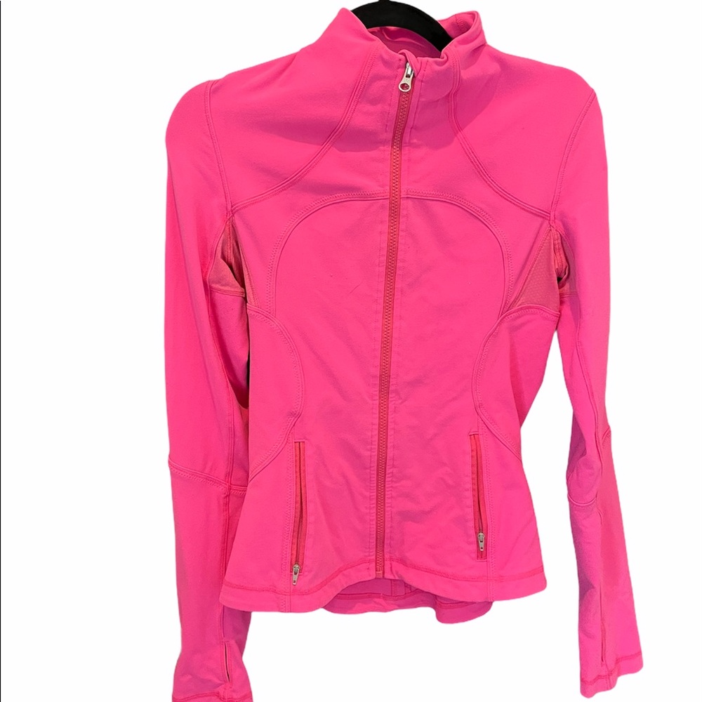 LuluLemon Size 6 small Pink Zip up Jacket